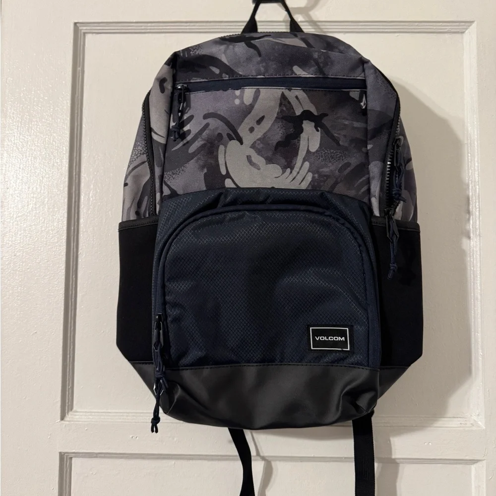 Volcom Dark Blue/ Black Backpack